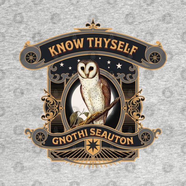 Mystic Owl Know Thyself by Curio Pop Relics